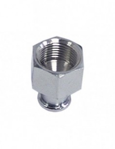 Filter holder spout 3/8" 1 way straight/short