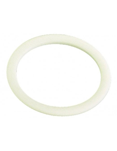 Flat gasket PTFE D1 ø 50mm D2 ø 40mm thickness 2,5mm