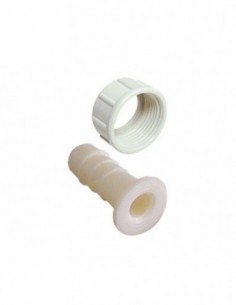 Hose connector ¾" IT plastic straight grommet ø 11mm Qty...