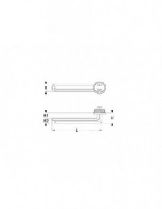 Rosinox, Hoonved dishwasher tanc heating element 2000W 2