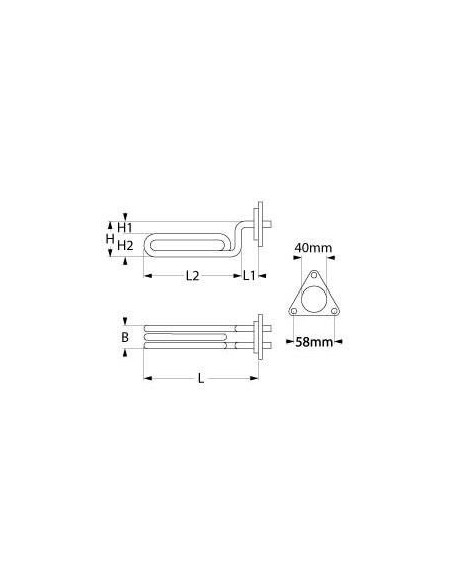 EXPOBAR coffee machine heating element 2500W