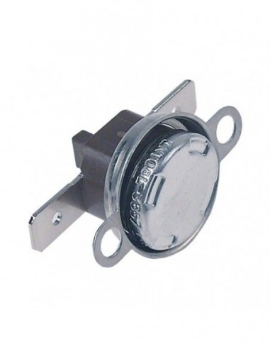 Bi-metal safety thermostat hole distance 14 mm switch-off temp. 185 °C 1NC 1 -pole