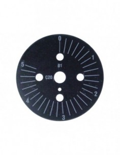 Dial fascia graduation 5min rotation 0-290° ø 60mm