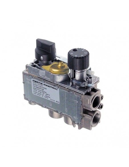 Gas thermostat MERTIK type GV31T t.max. 190 °C 110-190°C gas inlet bottom 3/8"