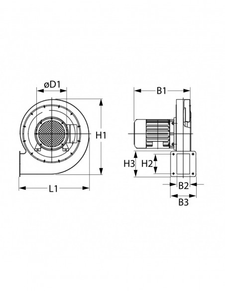 Lainox , Mareno oven  fan EBM PAPST  G1G126-AB13-53  24V voltage DC  45W