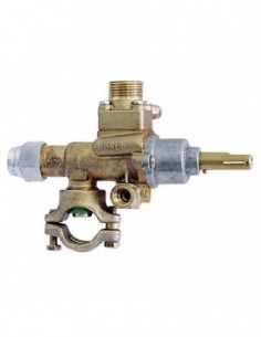 Gas tap PEL type 22S/V gas inlet pipe flange diameter 21mm