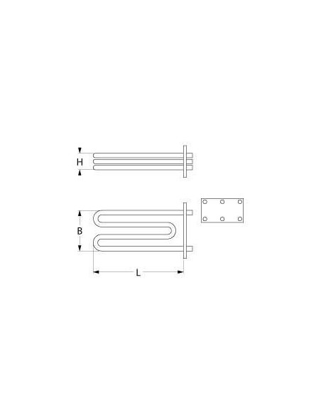 FAGOR oven boiler heating element 9000W, 12024752