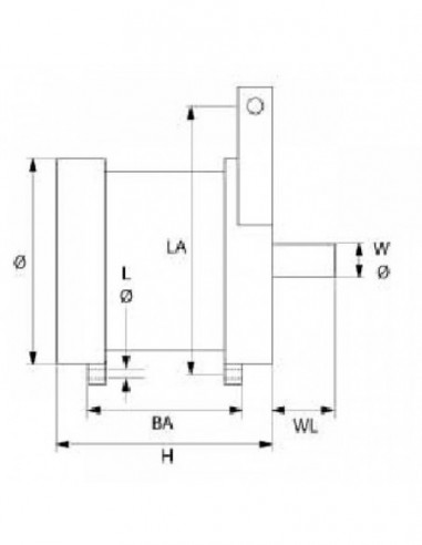 RGV slicer motor H40-51, H4051 230V 1 phase...