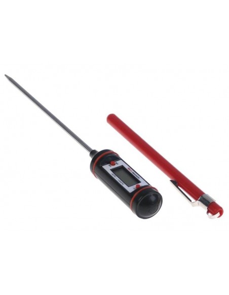 Penetration thermometer display digital measuring range -50 up to +300°C L 196 mm