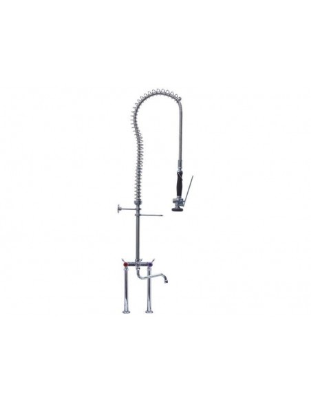 Pre-rinse unit GASTROTOP PREMIUM with bridge mixer tap ceramic tap head ½" 90°