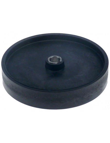Fimar, AngeloPo potato peeler pulley disc ø 157 mm shaft intake ø 15 mm disc width 31 mm plastic