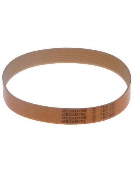 Poly-v belt profile TB2 L 360mm W 16mm grooves 8