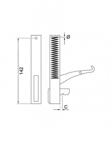 Oven opposite support oven hinge