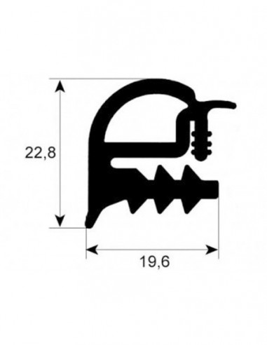 Ascaso convection oven gasket  W 470 mm L 520...