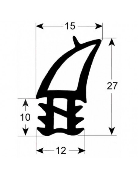 Retigo convection oven door gasket 755x620mm
