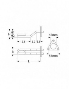 ITALCREM, VISACREM boiler heating element 1500W 2