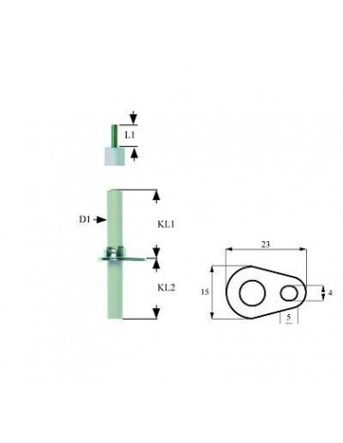 Ignition electrode pizza oven MORETTI