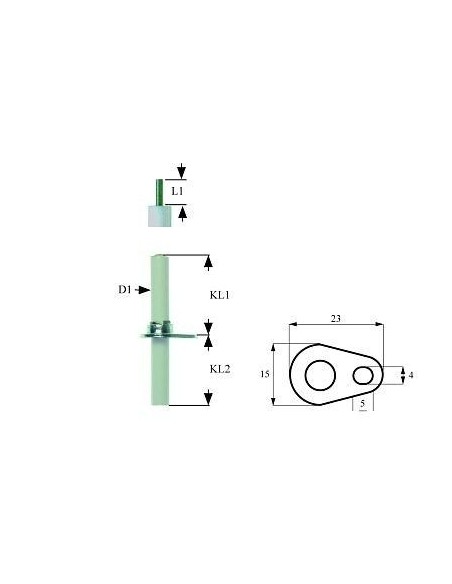 Ignition electrode pizza oven MORETTI