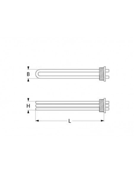 Convotherm convection oven boiler heating element 9000W, 230V