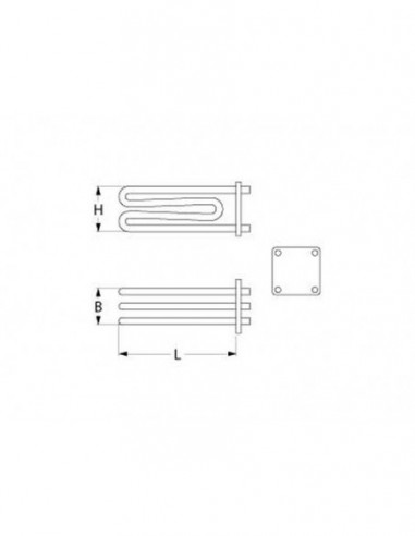 Rational convection oven boiler heating element...
