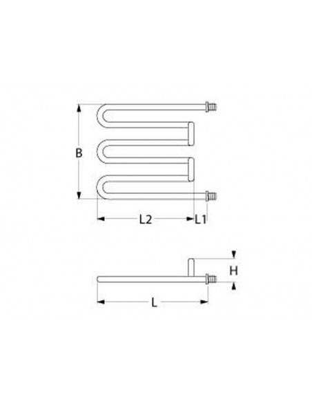 Lotus dish warmer heating element 700 W, 230 V