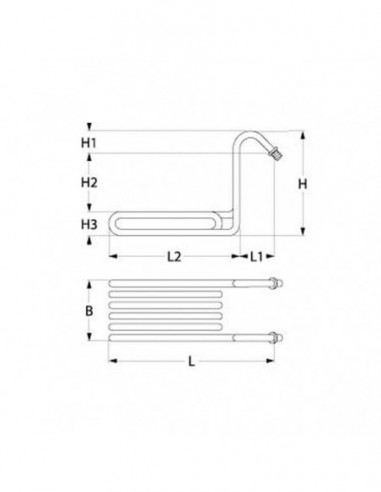 MKN fryer heating element 2000W