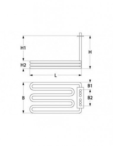 FriFri fryer heating element 7500 W 230/400V