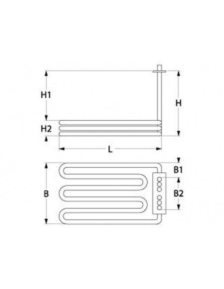 FriFri fryer heating element 7500 W 230/400V