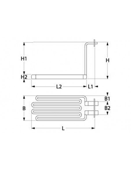 Thielmann fryer heating element 6000 W, 400 V