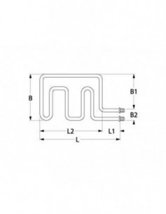 MKN oven heating element 950W, 380V 2