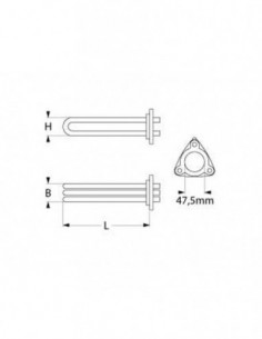 Ascaso, Convotherm oven heating element 6000W 230V 2