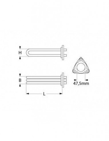 Ascaso, Convotherm oven heating element 6000W 230V