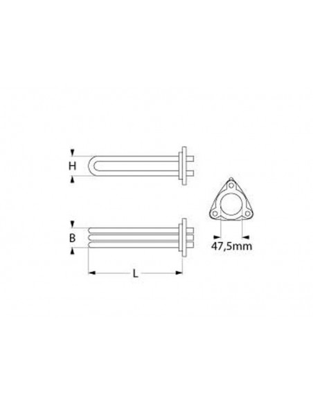 Ascaso, Convotherm oven heating element 6000W 230V