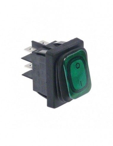 Rocker switch illuminated 0-I