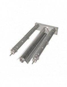 MBM, AMBACH lava rock grill bar burner 2 row