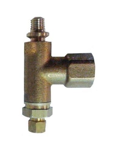 Pilot burner bottom part Bertos LPG nozzle ø 0,21mm