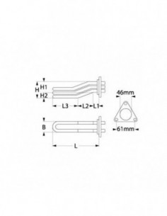 La SanMarco boiler heating element 3000W 2