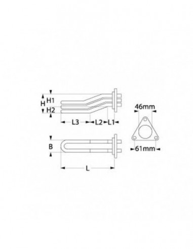 La SanMarco boiler heating element 3000W