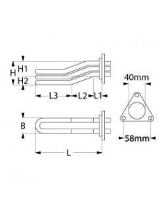 EXPOBAR heating element 3050W 2
