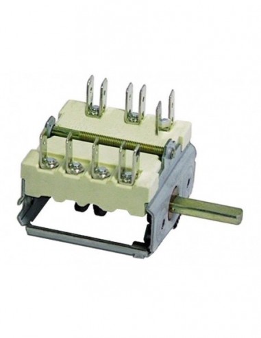 Operation switch EGO, Eloma, Palux 4 operating positions 1NO/2CO sequence 0-1-2-3 16 A shaft diameter 6x4.6mm