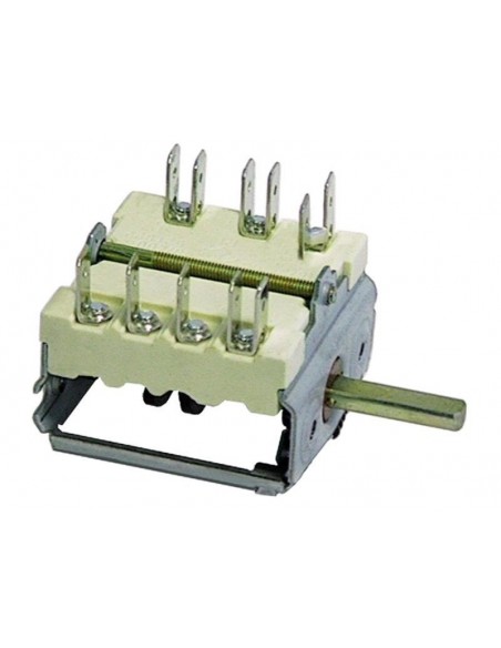 Operation switch EGO, Eloma, Palux 4 operating positions 1NO/2CO sequence 0-1-2-3 16 A shaft diameter 6x4.6mm