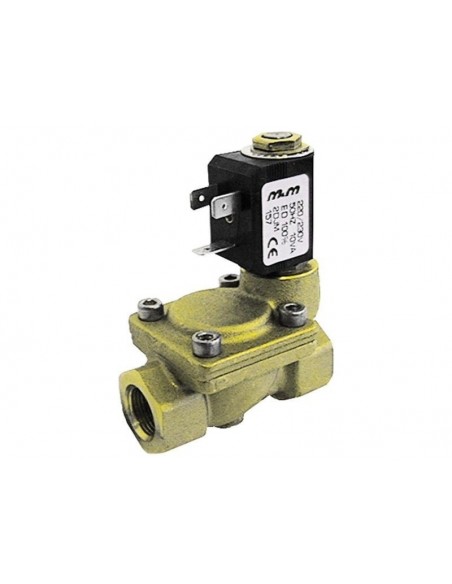 Dishwasher solenoid valve M&M, series B204/205/206 , coil type 2700,  2-ways 230 VAC