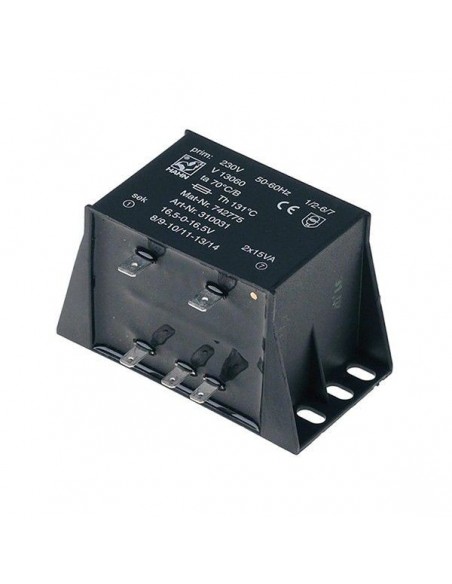 Eloma, Palux, Falcon transformer primary 230VAC 16,5 VAC secondary 2x15, 310031