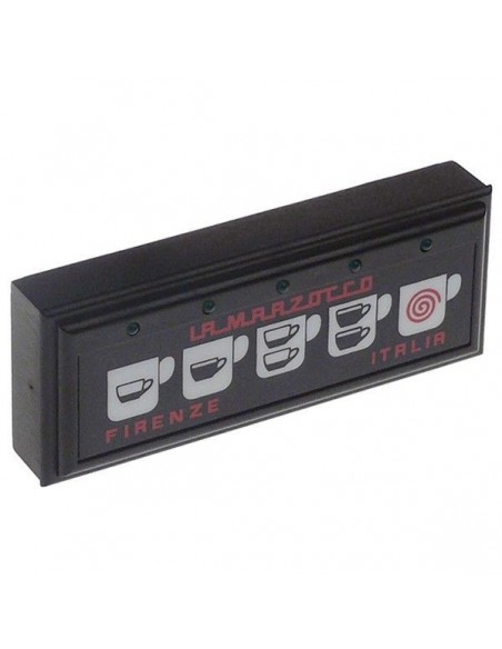Keypad unit coffee machine Gicar, La Marzocco buttons 5 suitable for MARZOCCO