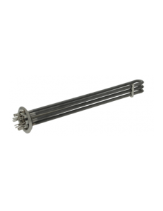 Heating element 6000W 230V L 385mm round flange...