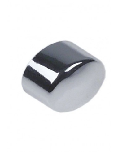 Chrome-plated push button size 13x17mm