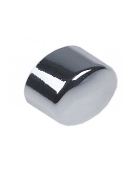 Chrome-plated push button size 13x17mm