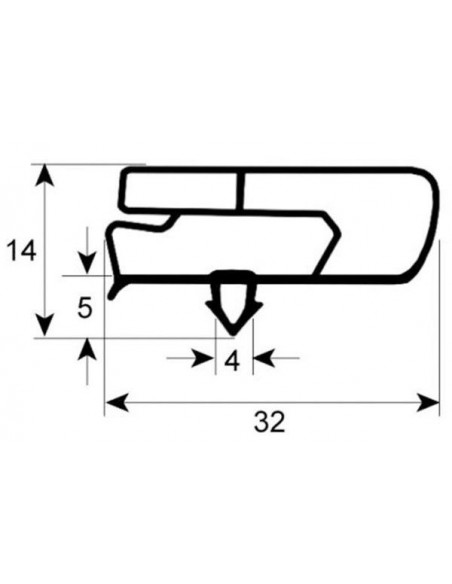 FAGOR refrigeration gasket W 365mm L 560mm