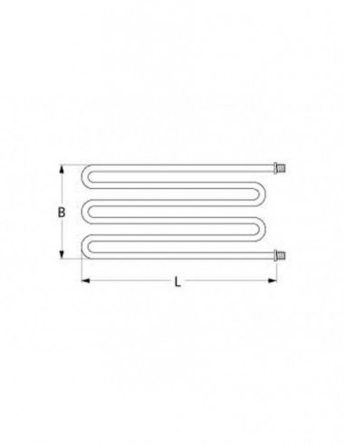 MKN dry heating element 3300W 230V