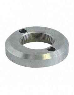 COMENDA knurled nut thread M26x1 stainless steel H 10mm